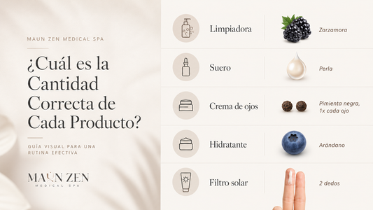 ¿Cuál es la Cantidad Correcta de Cada Producto de Skincare?