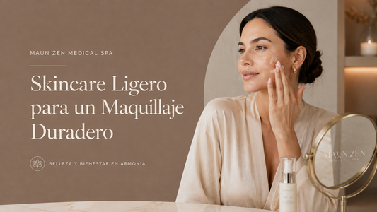 Skincare Ligero para un Maquillaje Duradero | Maun Zen Medical Spa