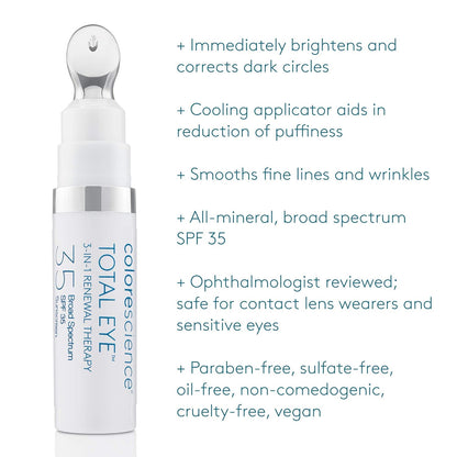 Colorescience Total Eye® 3-in-1 Renewal Therapy SPF 35