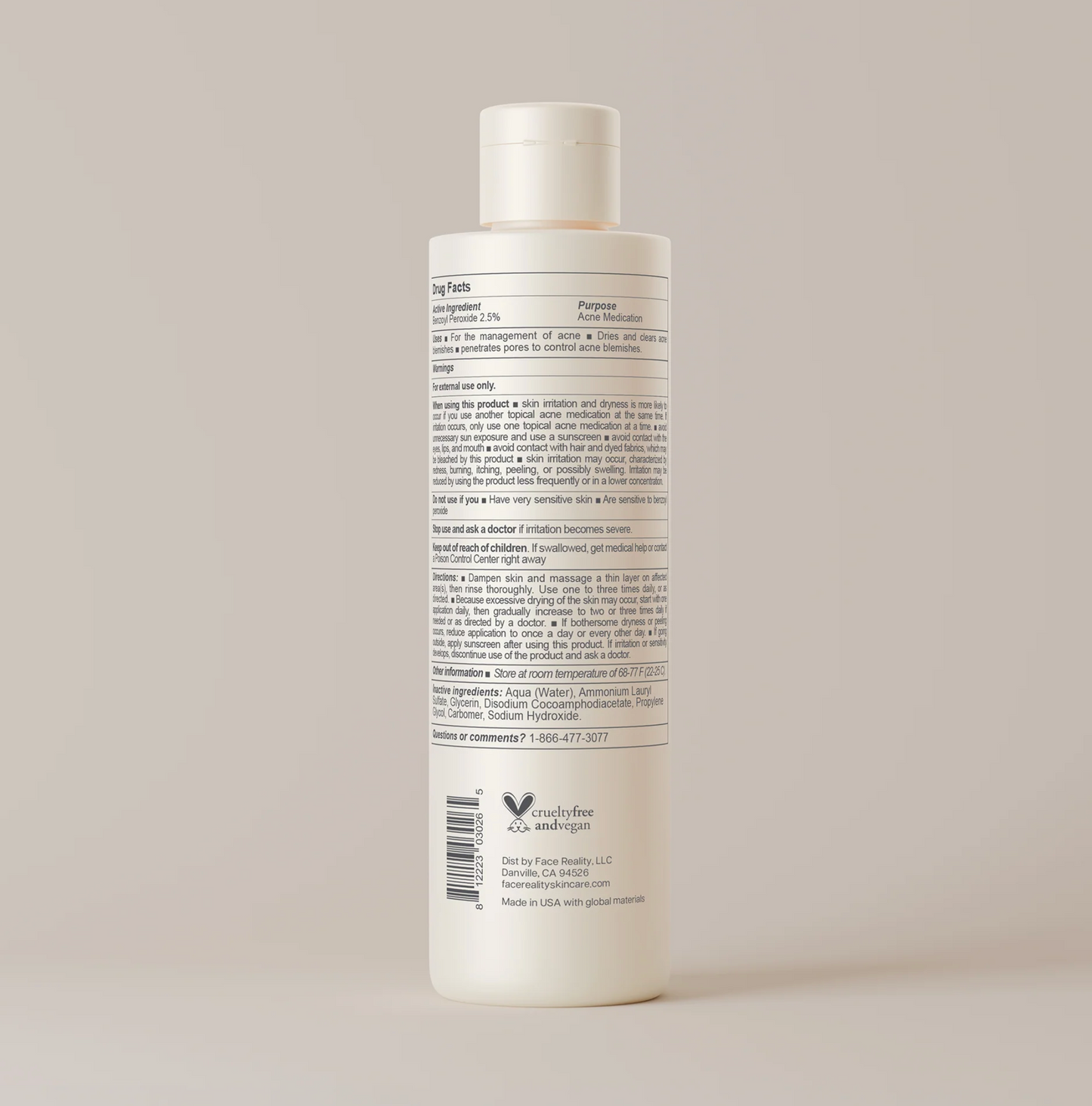 Face Reality Acne Face & Body Wash