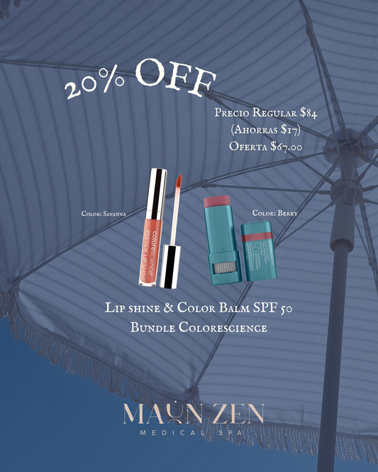 Lip shine & Color Balm SPF 50 Bundle Colorescience